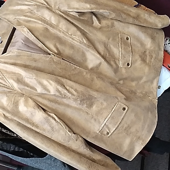 SHARP!!! JM Collection Tan Woman's Sz 18 Jacket Blazer... - Picture 4 of 8